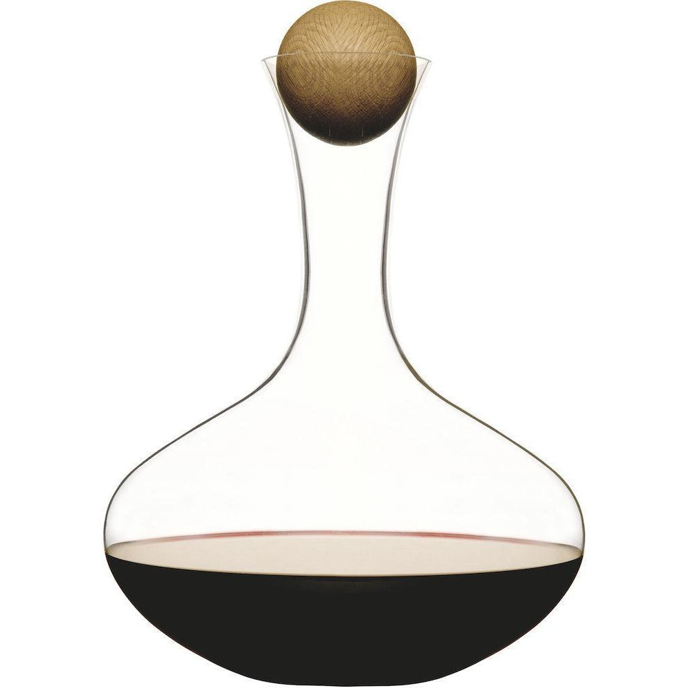 Red Wine Carafe With Oak Stopper - Sagaform