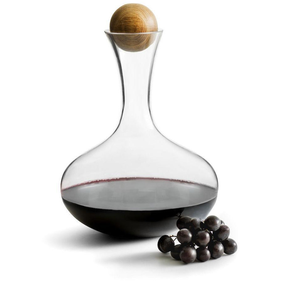 Red Wine Carafe With Oak Stopper - Sagaform
