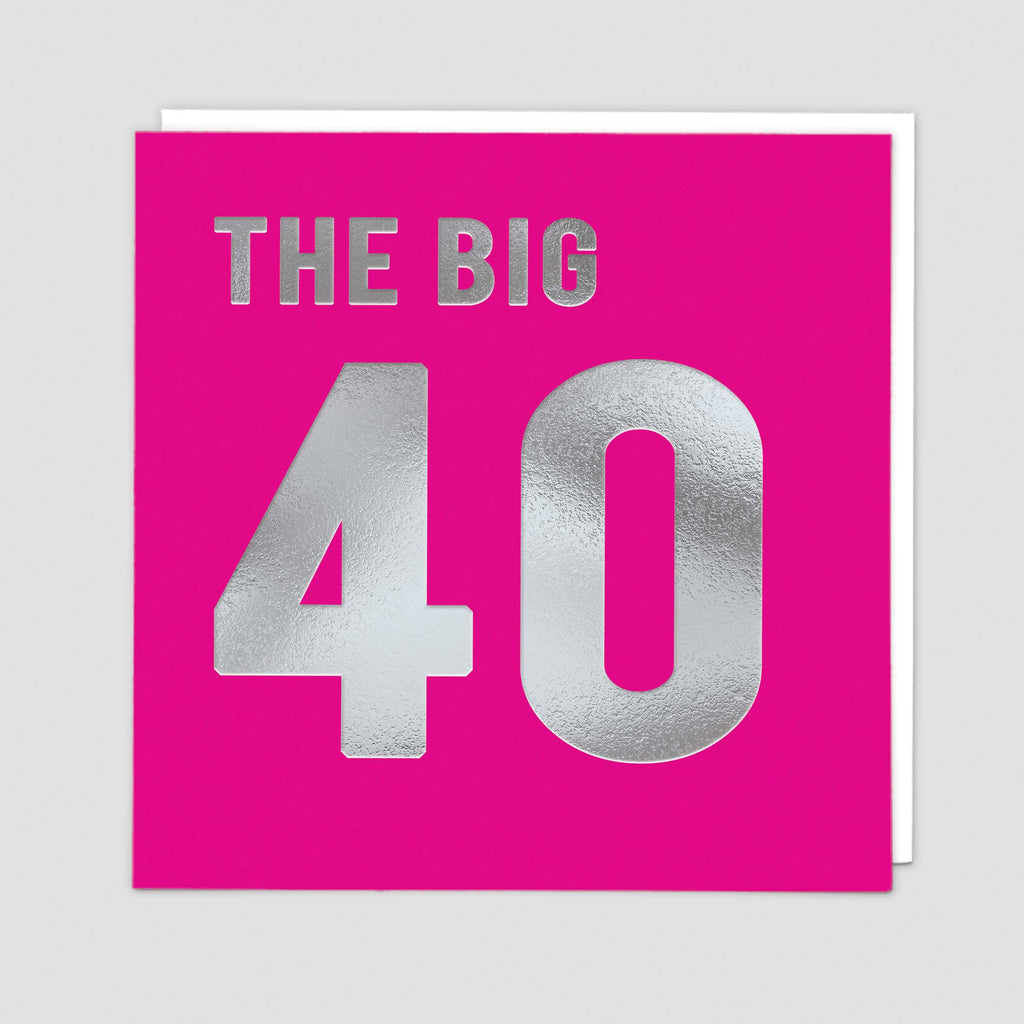 Big 40 Greeting Card - Redback Cards