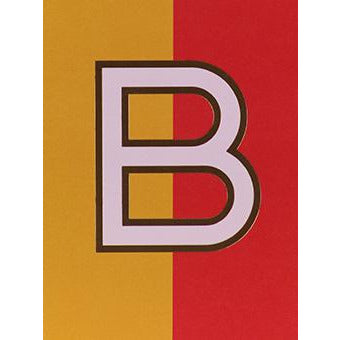 Nixie B Foiled Initial Card - Meraki