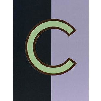 Nixie C Foiled Initial Card - Meraki