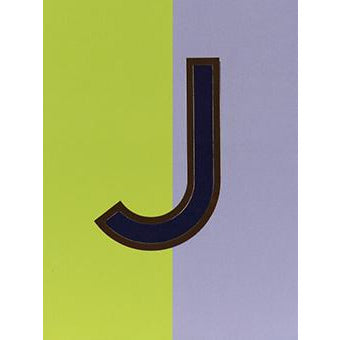 Nixie J Foiled Initial Card - Meraki