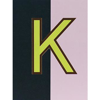 Nixie K Foiled Initial Card - Meraki