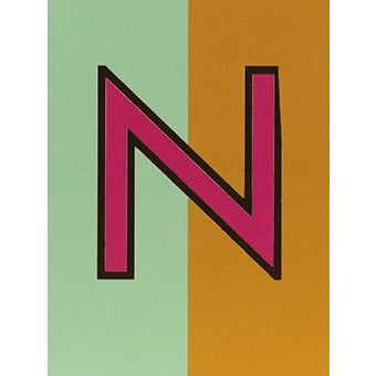 Nixie N Foiled Initial Card - Meraki