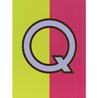 Nixie Q Foiled Initial Card - Meraki