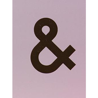 Nixie  Ampersand Foiled Initial Card - Meraki