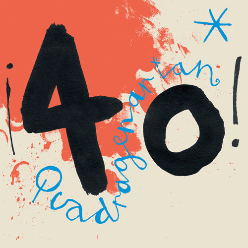 Quadragenarian '40' Birthday Card - Poet and Painter