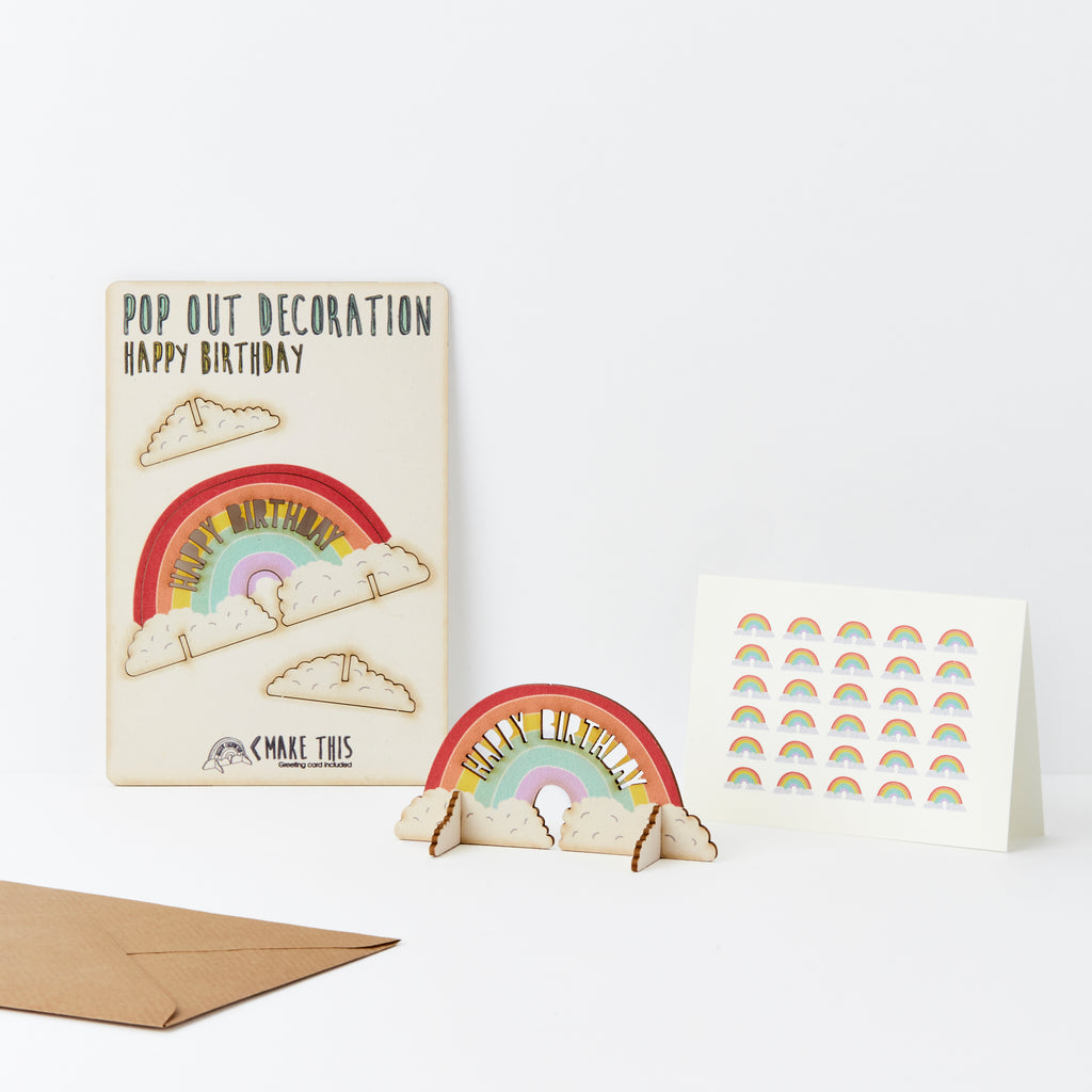 Happy Birthday Rainbow - The Pop Out Card Co.