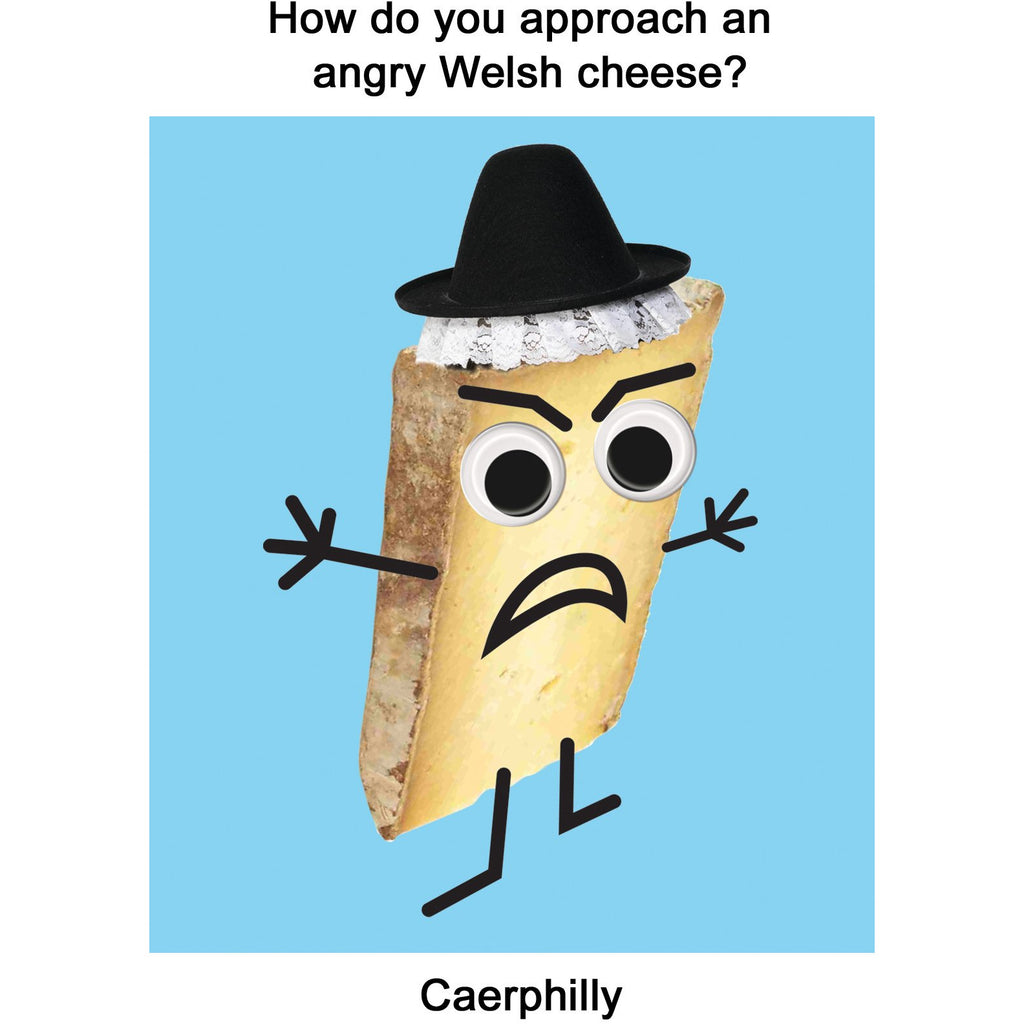 Caerphilly Greeting Card - Kiss Me Kwik