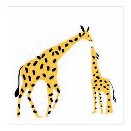 Giraffes Canns Down Press by Lucie Sheridan