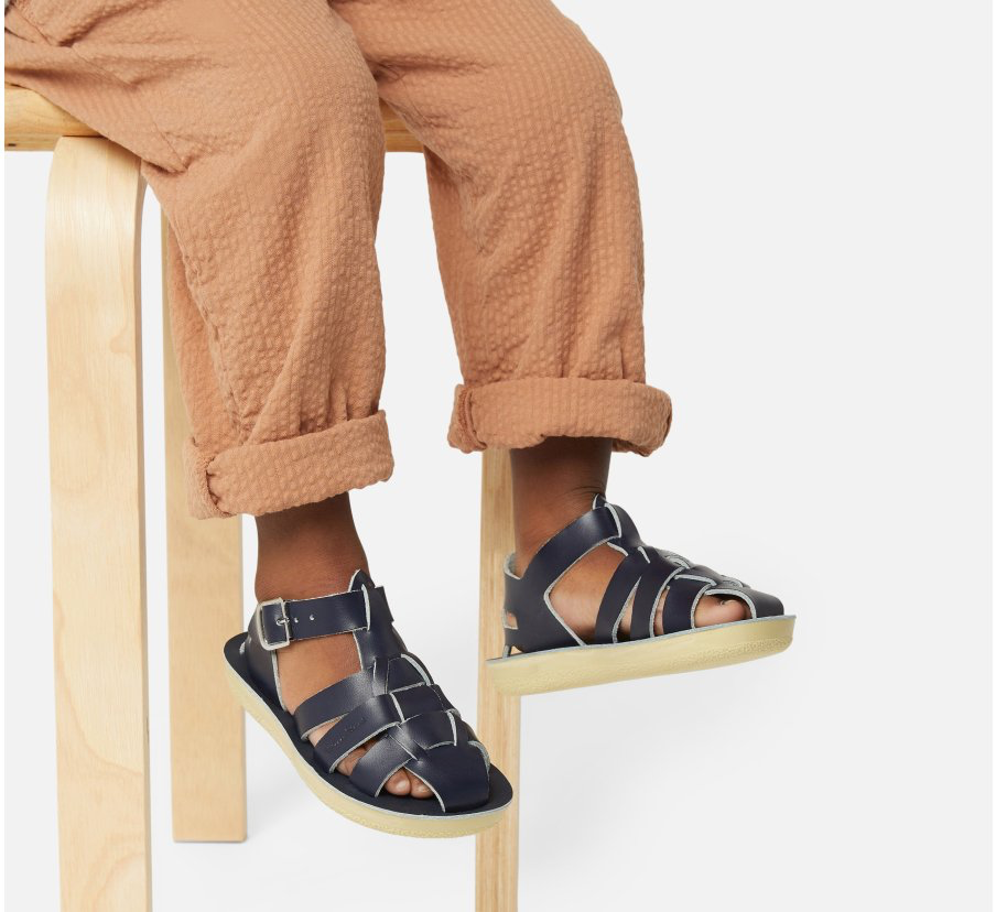 Water Sandals Saltwater Shark Sandals Sun-San Shark Navy Kids