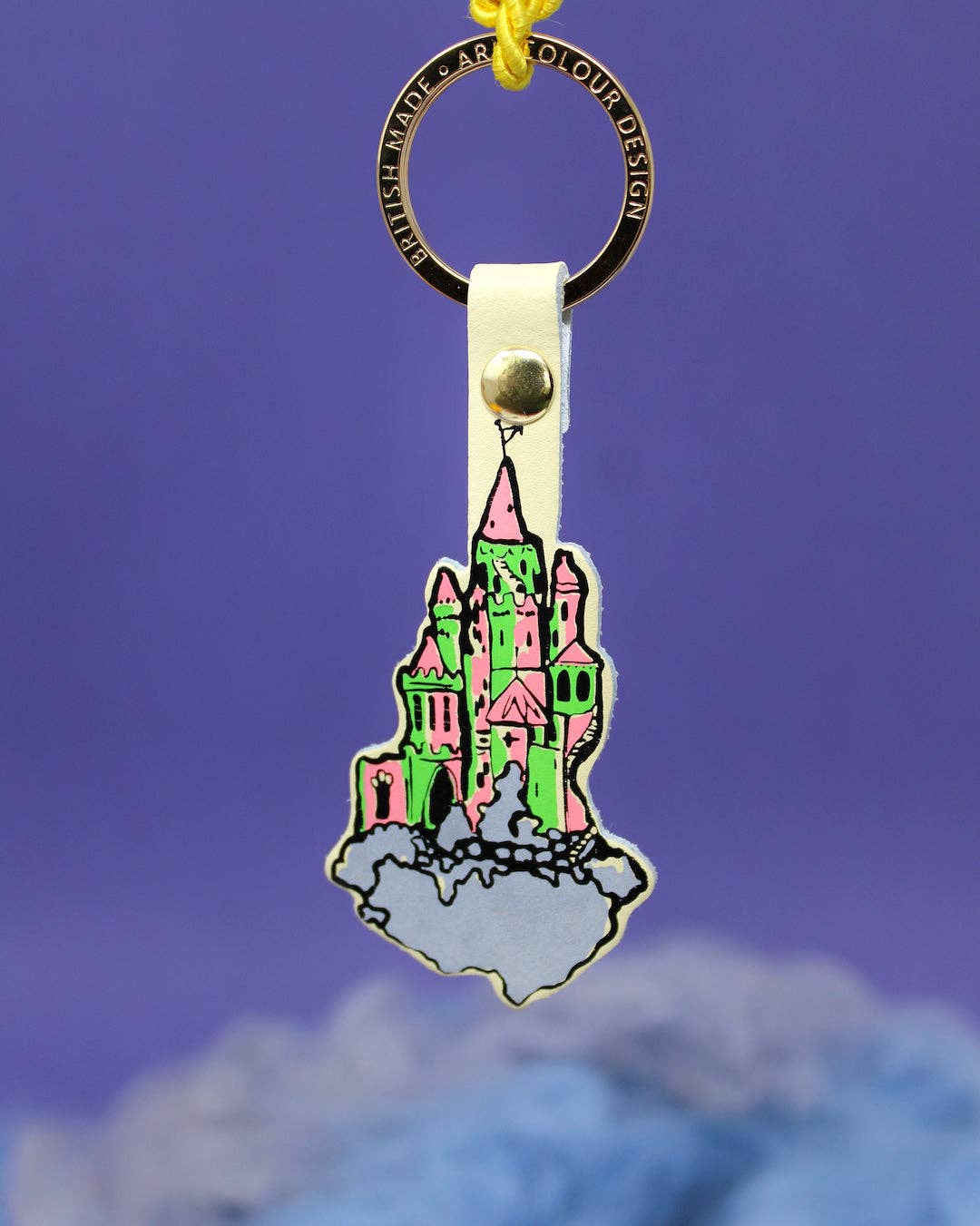 Ark Castle Keyring In Cream – Nor Store London