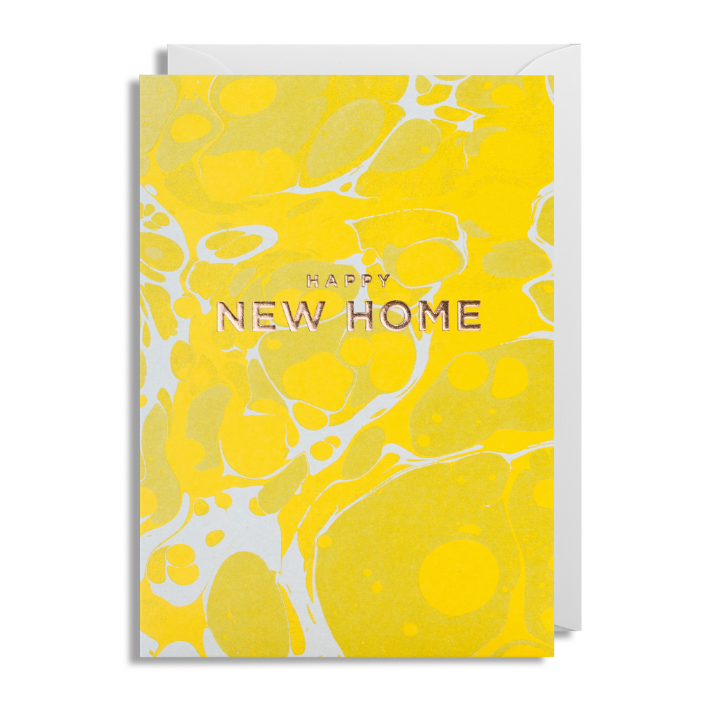 Marbled New Home Greeting Card - Lagom Design by Postco