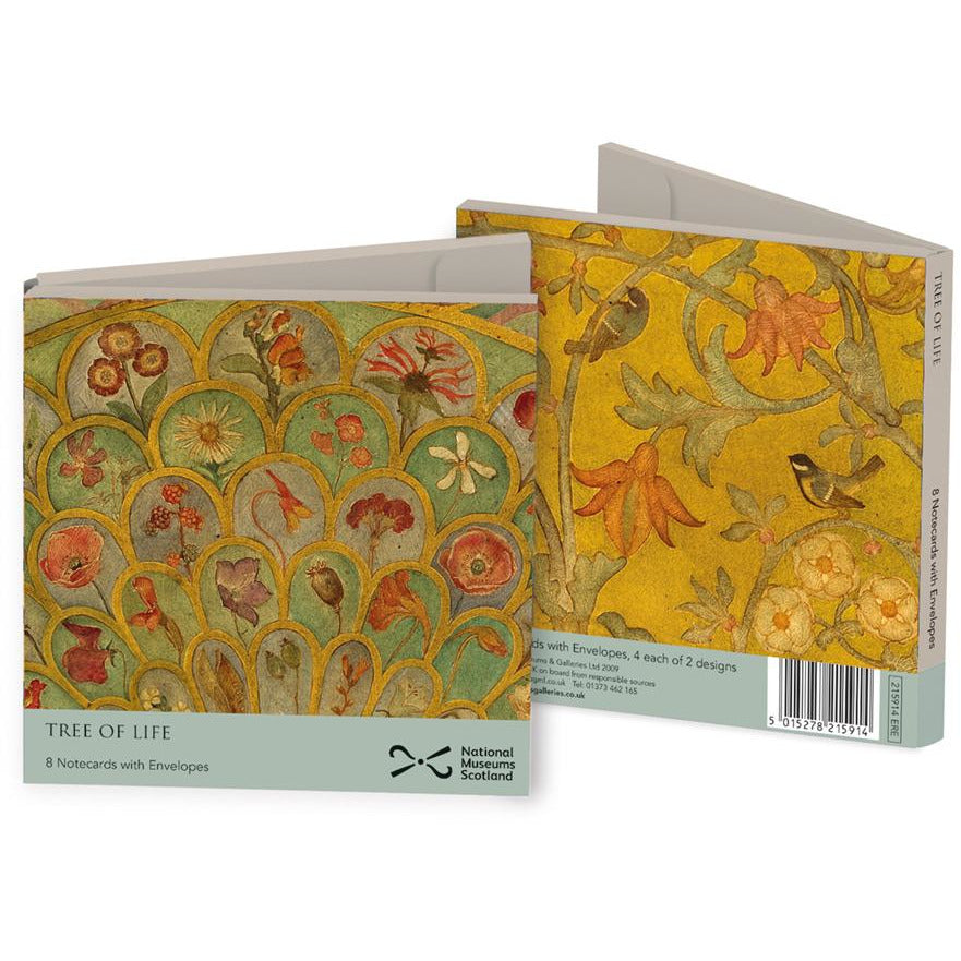 Tree of Life Folded Notecards - Museums And Galleries (Pack of 8)