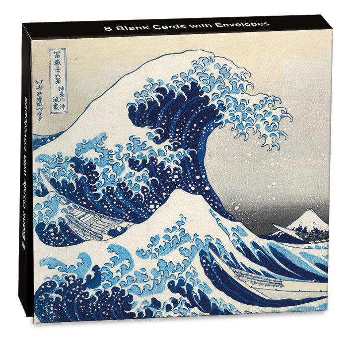 The Great Wave Folded Notecards - Museums And Galleries (Pack of 8)