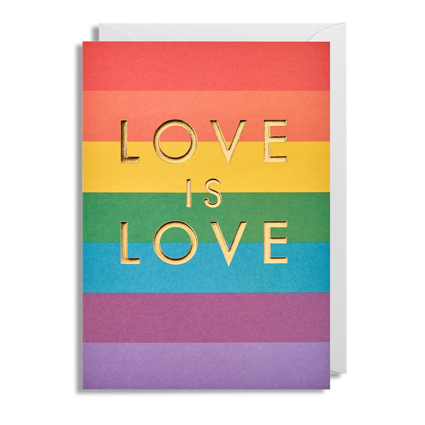 Love is Love Greeting Card - Lagom Design by Postco
