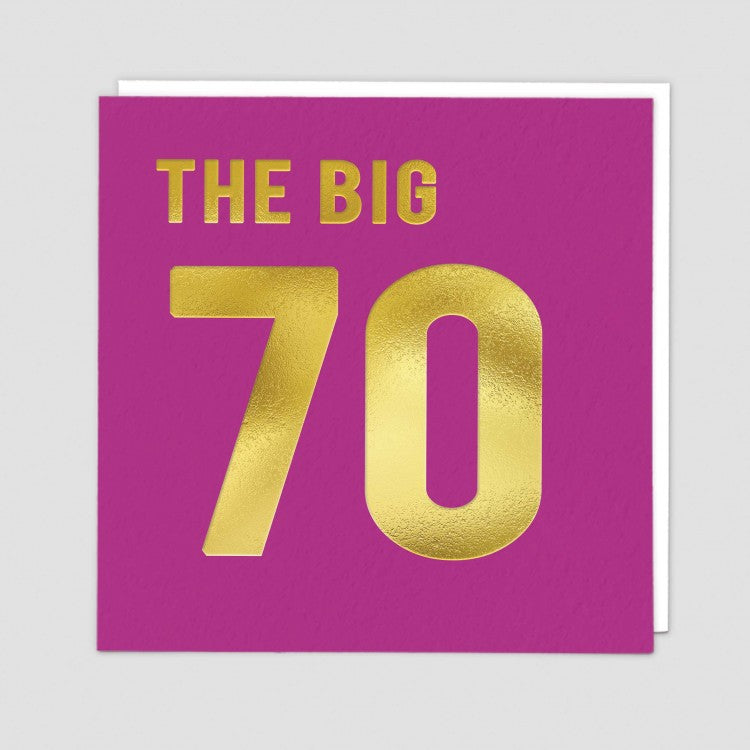 Big 70 Greeting Card - Redback Cards