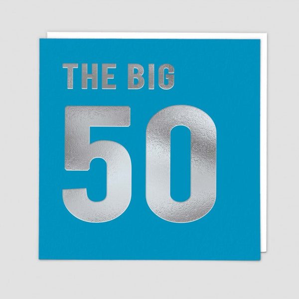 Big 50 Greeting Card - Redback Cards