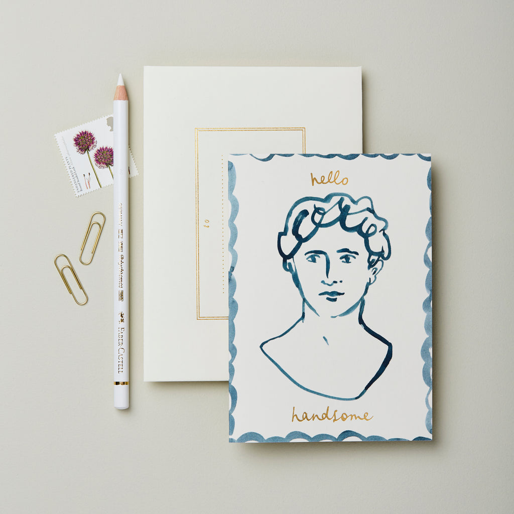 Hello Handsome Greeting Card - Wanderlust 