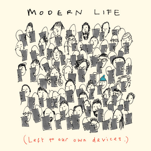Modern Life / Devices Greeting Card - Poet and Painter