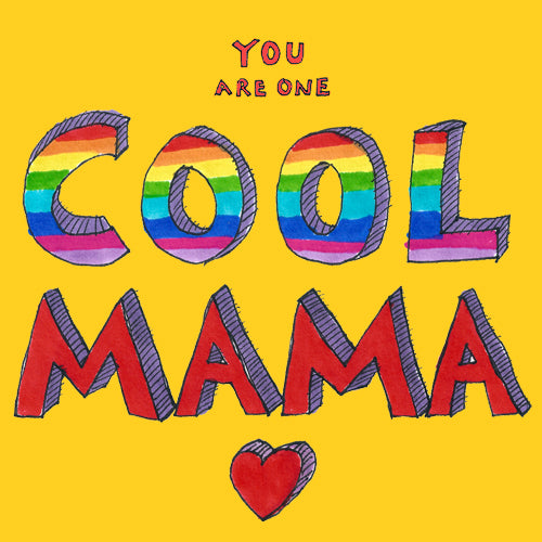 Cool Mama Greeting Card - Poet and Painter