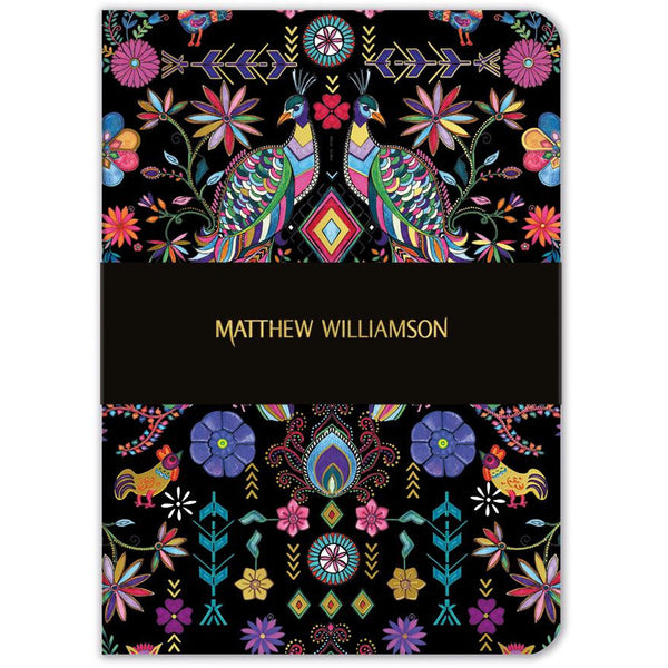 Pampas Peacock Notebook - Museums And Galleries by Matthew Williamson