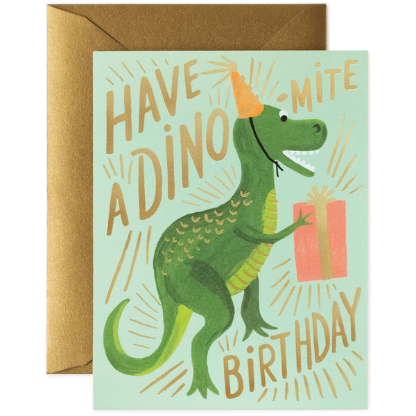 Dinomite Birthday Card - Rifle Paper