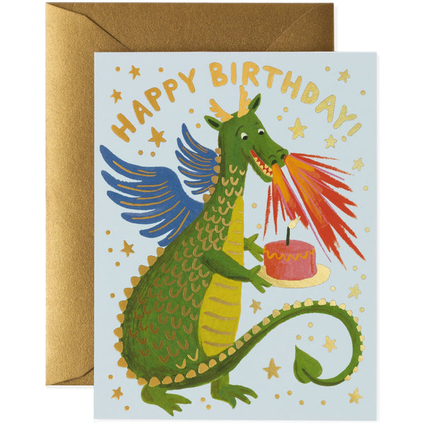 Dragon Birthday  Card - Rifle Paper