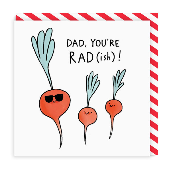 Dad You're Rad(ish) Greeting Card - Ohh Deer
