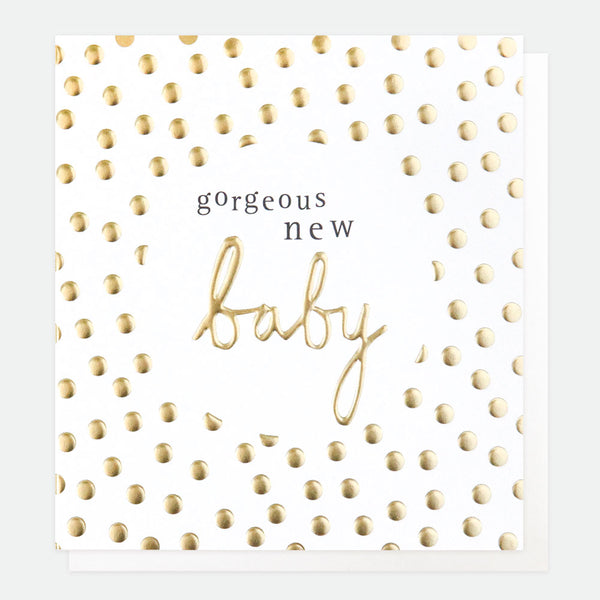 Gorgeous New Baby Greeting Card - Caroline Gardner