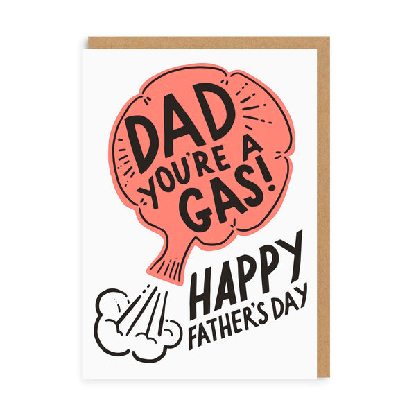 Dad You're a Gas Greeting Card - Ohh Deer