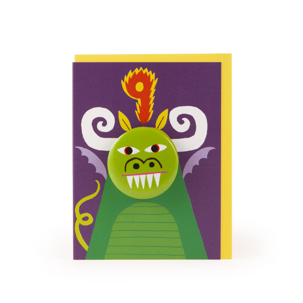 Age 9 Monster Hoot Parade Badge Card - U Studio by Rob Hodgson