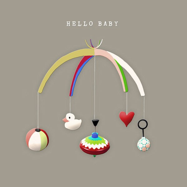 Mobile New Baby Greeting Card - Sally Scaffardi