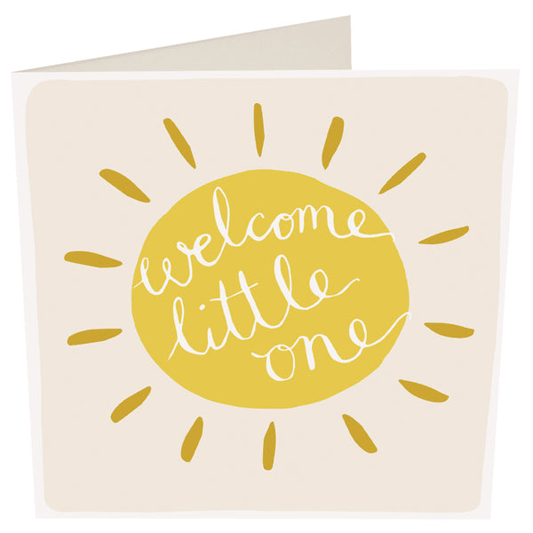 Welcome Little One Greeting Card - Caroline Gardner