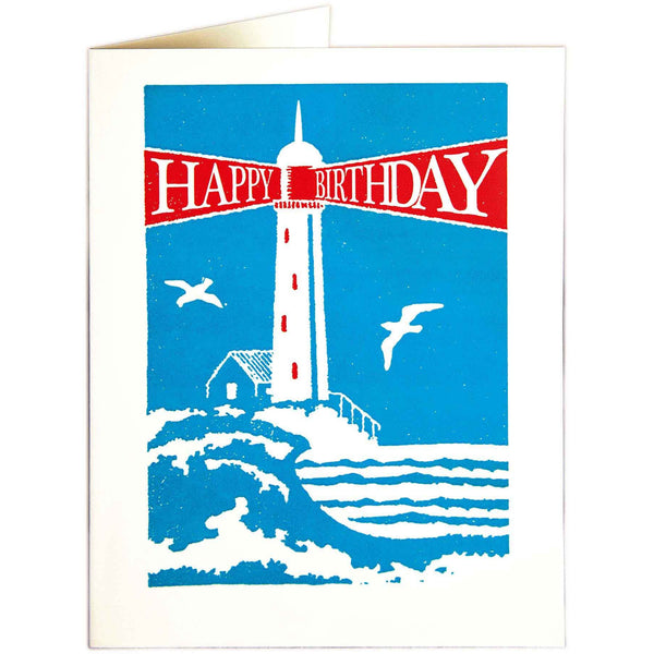 Lighthouse Birthday Card - Archivist Press