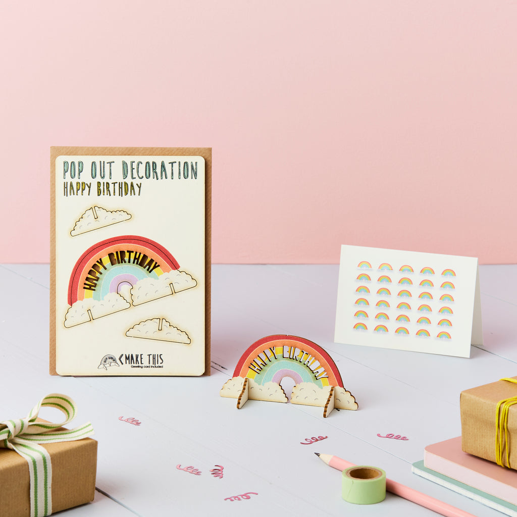 Happy Birthday Rainbow - The Pop Out Card Co.