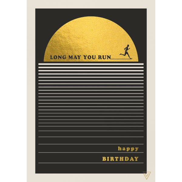 Long May You Run BirthdayCard - The Art File